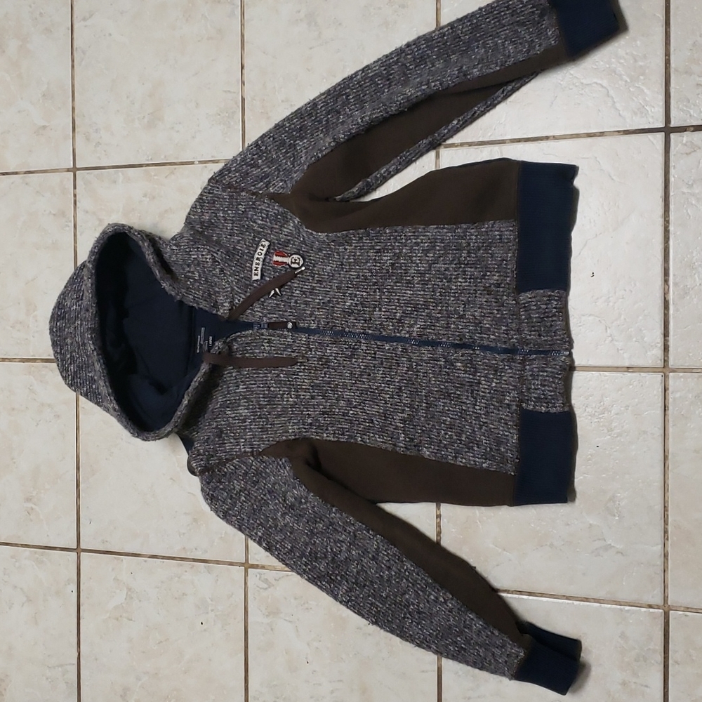 ENERGIE " WORN OUT & D-STRESSED" HOODIE! RARE!